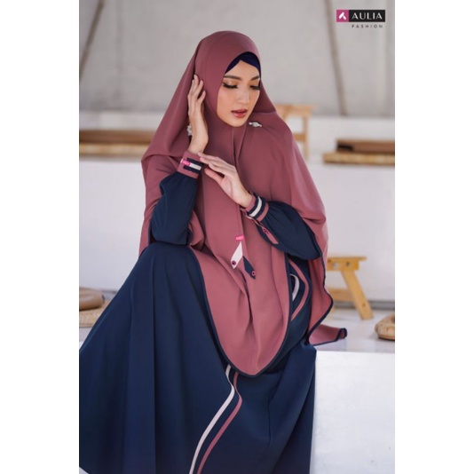 AULIA Fashion Set GAMIS FAZILA DARK DENIM