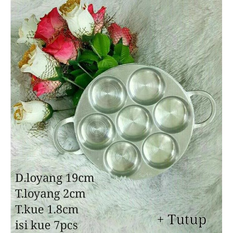 Loyang Martabak Mini / Kue Cubit + Tutup (Cetakan,Wajan,Teplon,Teflon) Akalipa