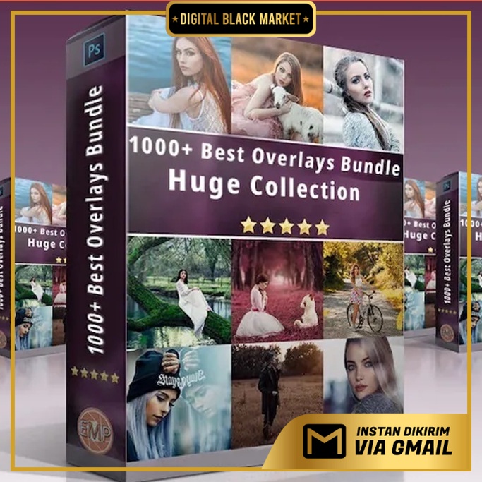 1000+ Best Professional Photo Overlays Bundle - Photoshop &amp; Coreldraw