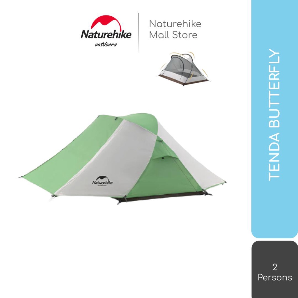 TENDA BUTTERFLY 2 ORANG / 2P CAMPING NATUREHIKE NH21YW132