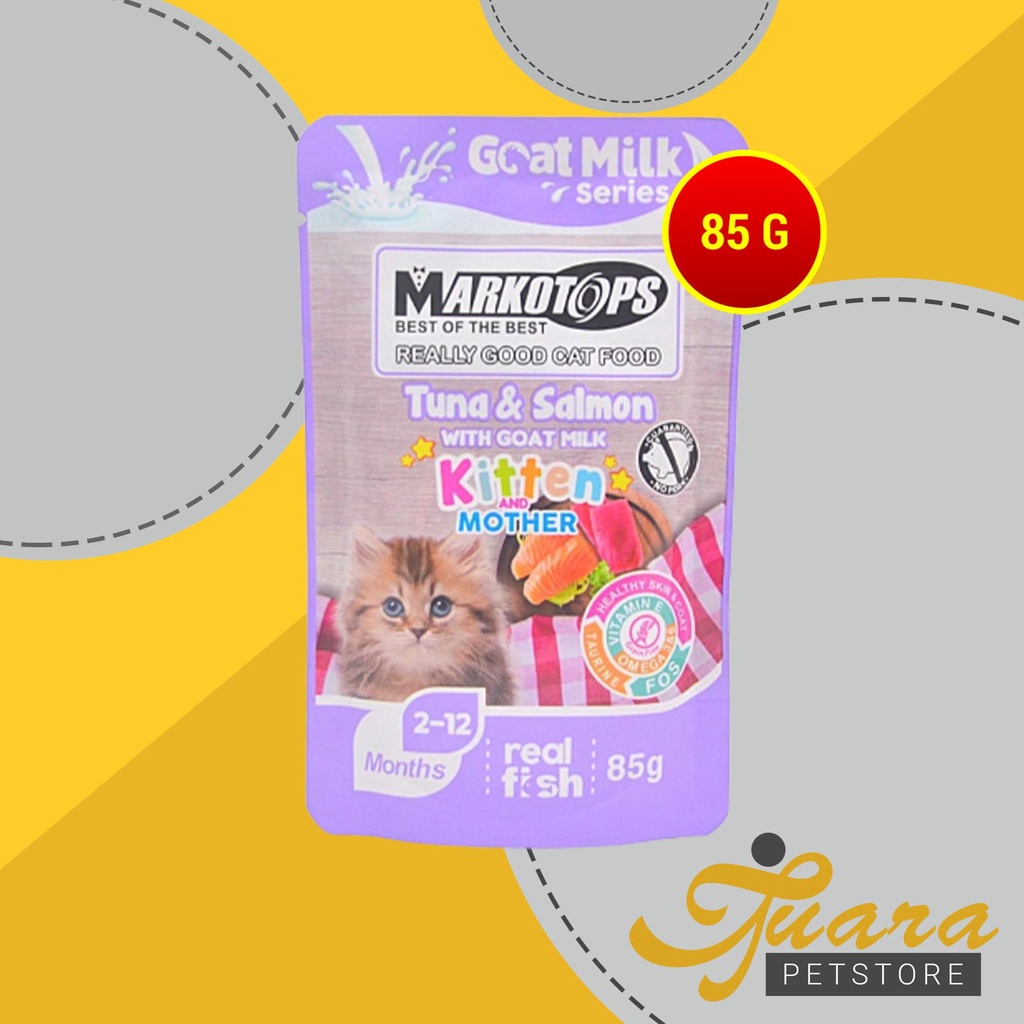 Markotops Makanan Kucing basah Pouch Sachet Cat Food Wet Food 85 Gram