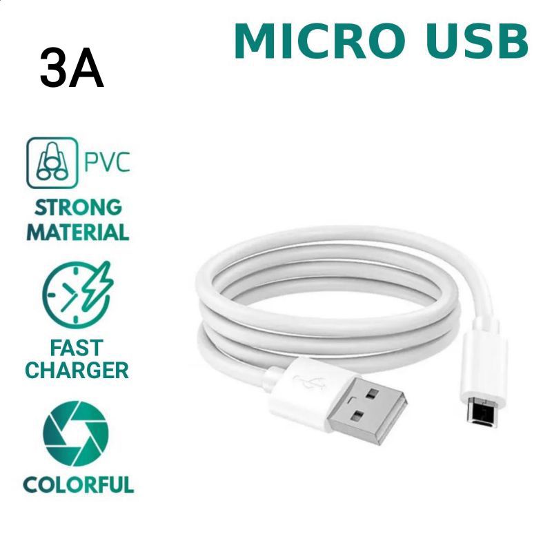 kabel data 3.0A Original pengisian daya cepat Micro/Type-C/Lightning Fast Charge for Samsung, vivo, Xiaomi, oppo