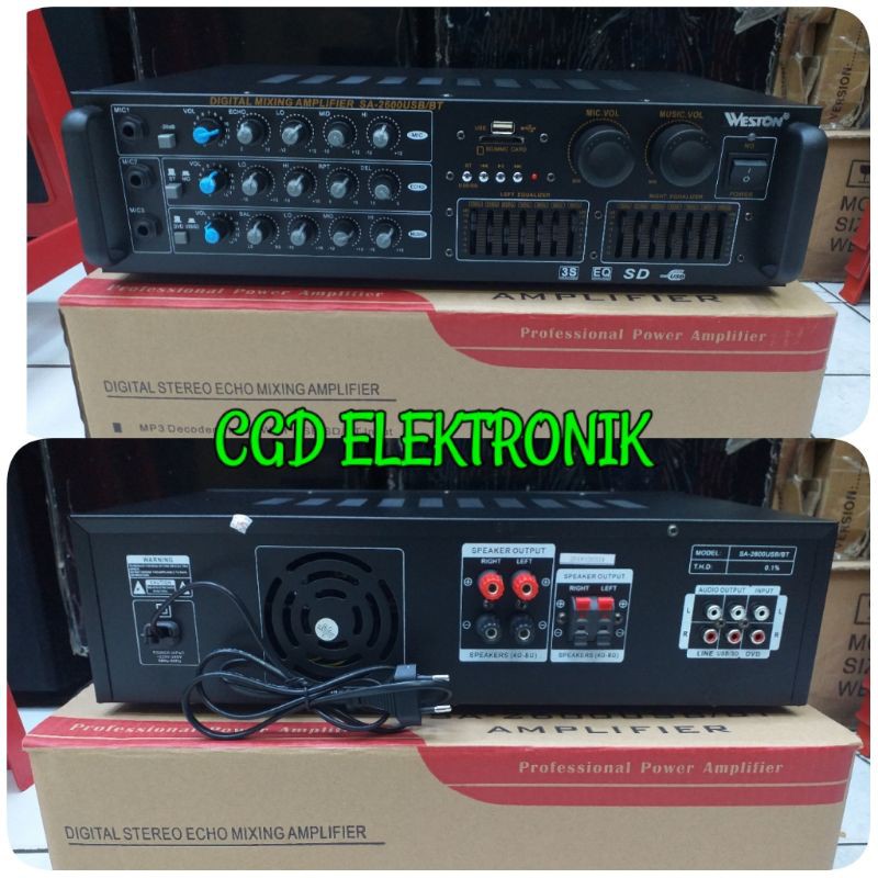 Amplifier Weston SA-2600SB/BT / Power Ampli weston SA 2600SB/BT