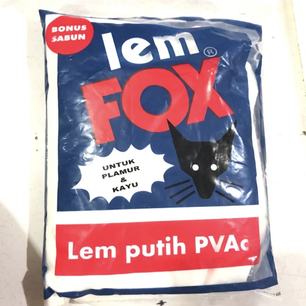 

LEM PUTIH FOX 600 GRAM - GRATIS SABUN LEM FOX