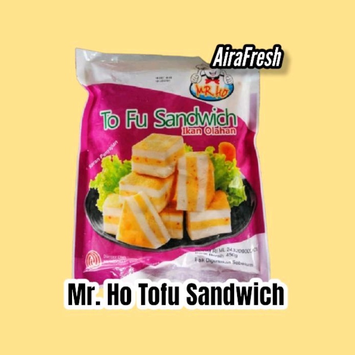 

MR.HO TOFU SANDWICH 500GR / Ikan Olahan Tahu Baso Seafood 450GR