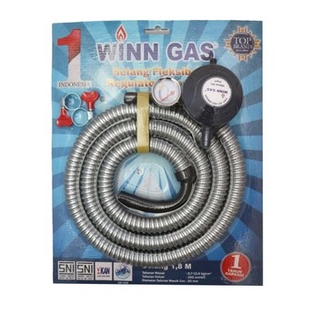 WINN GAS Paket Selang + Regulator PSFR W-298 M