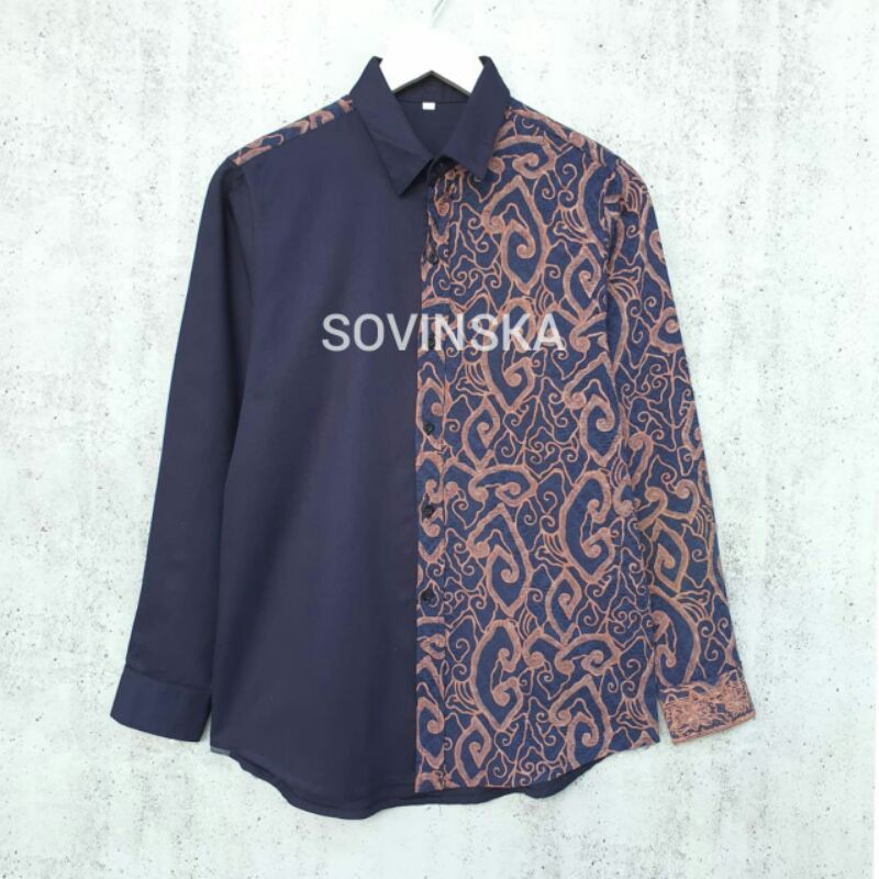 Atasan Kemeja Batik Pria NeviMM