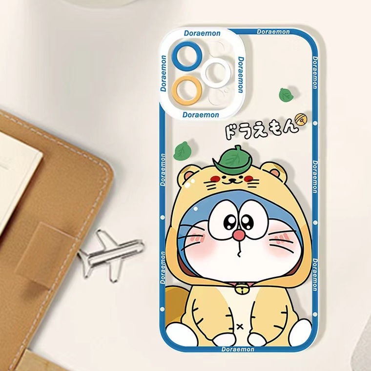 Soft Case Silikon TPU Transparan Motif Kucing Untuk Iphone 14 12 13 6 6S 7 8 Plus X XS XR 11 Pro Max