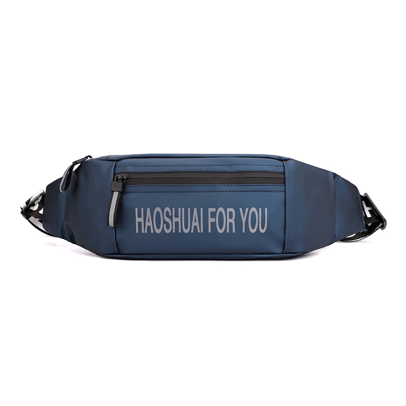 HAOSHUAI 3396 Tas Selempang Dada Pria Waistbag Anti Air Casual WK-SBY