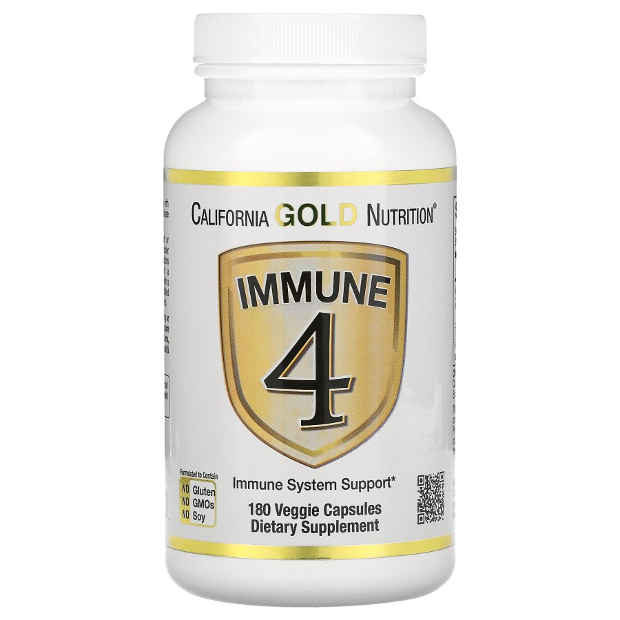 California Gold Immune 4 Quatro Formula Zinc C D Selenium - 180