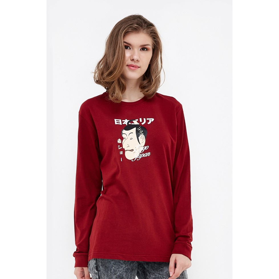 

Erigo Longsleeve Face Jpn Maroon