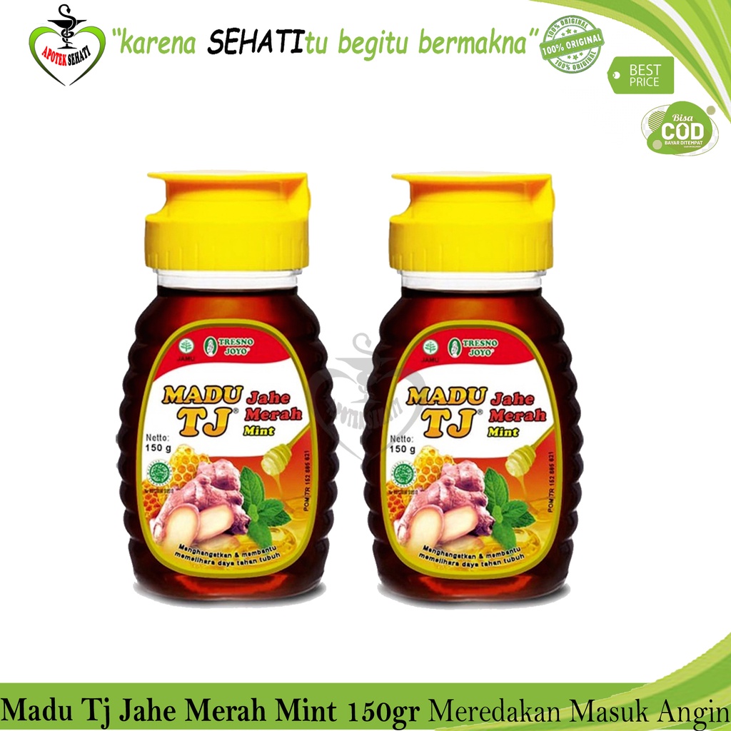 Tresnojoyo Madu TJ Jahe Merah Mint 150 gram