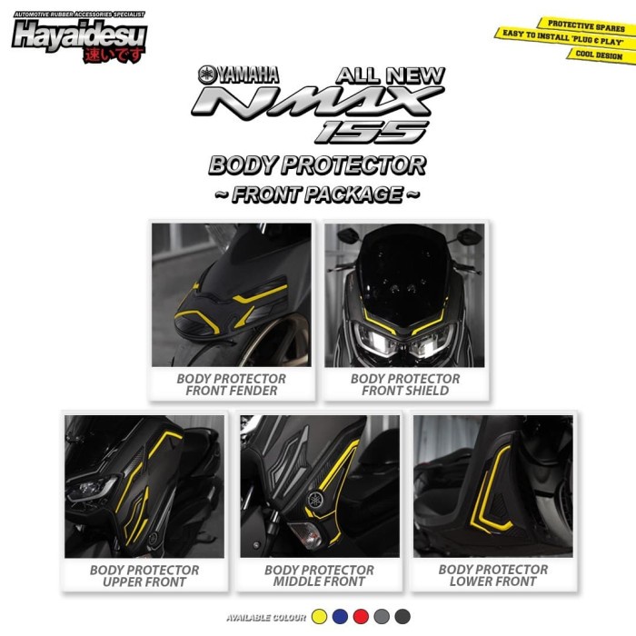 VR27 Hayaidesu All New Nmax 2020 PAKET HEMAT Front Package Body Protector
