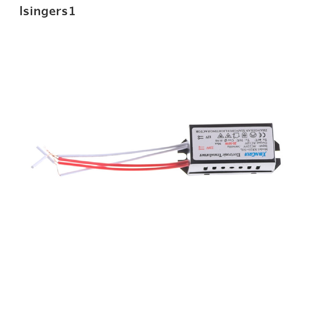 (lsingers1) Transformer Lampu Halogen LED AC 220V Ke 12V 20-35W