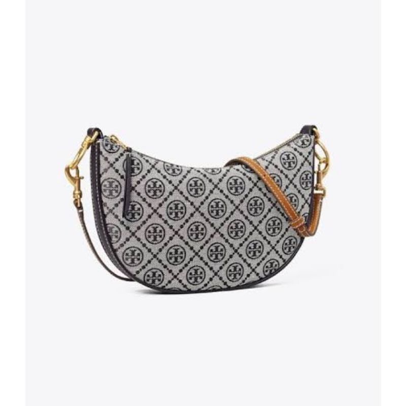 tory burch T monogram mini hobo original bag authentic tb asli tas