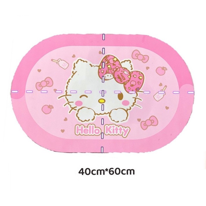 Alas kaki keset diatomite lentur gulung soft karakter sanrio hello kitty melody snoopy KS03 bathroom floormat