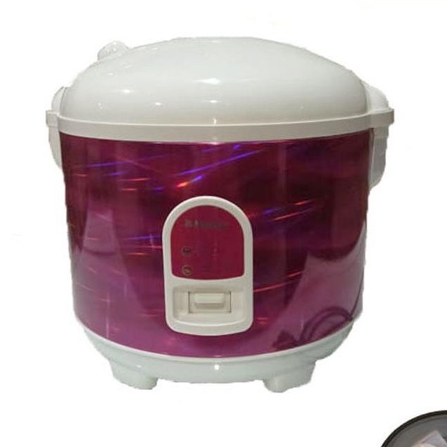 RICE COOKER MIYAKO MCM 528 Magenta Silver Black Hitam