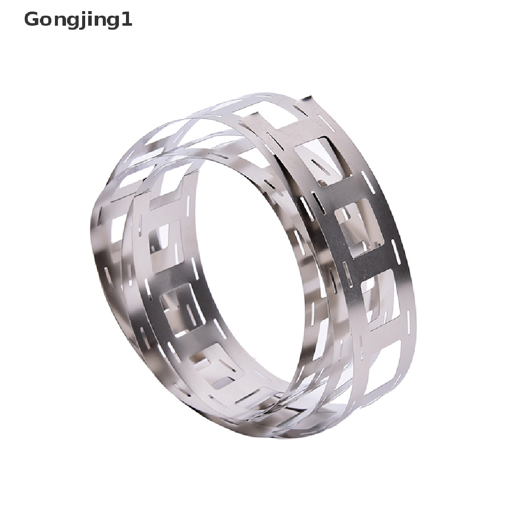 Gongjing1 1m 0.15x27mm Ni plate Nikel strip tape Untuk Baterai Li-Ion 18650