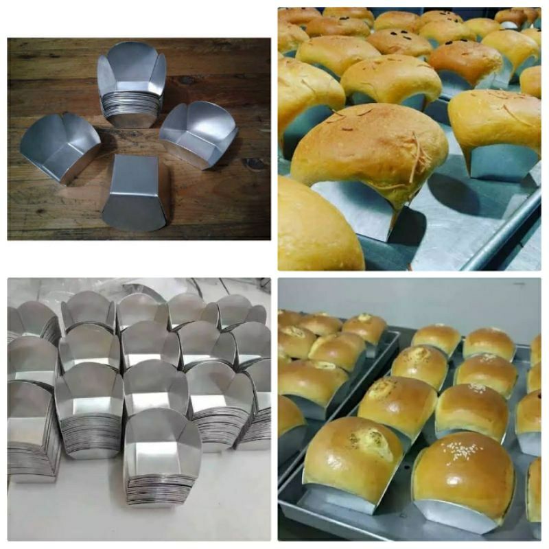 cetakan roti bluder /muffin bahan galvalum anti karat