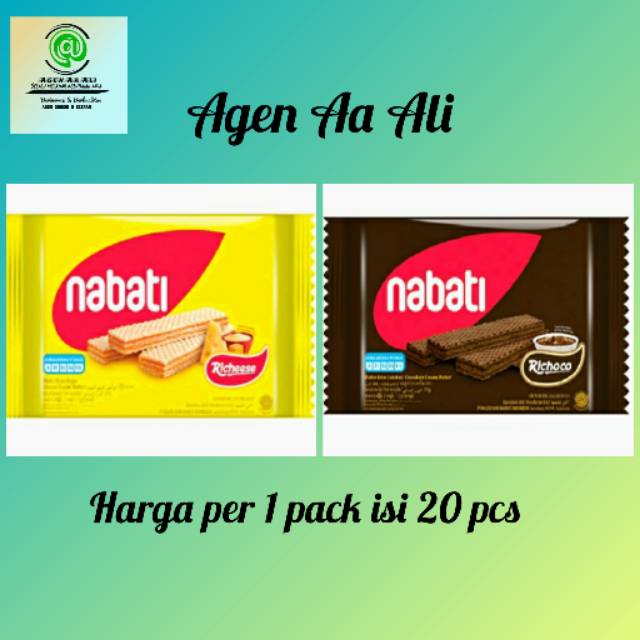 

Wafer Nabati 20's pack 20gr