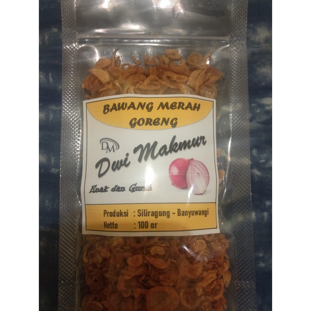 

Bawang Goreng 100 gr Banyuwangi
