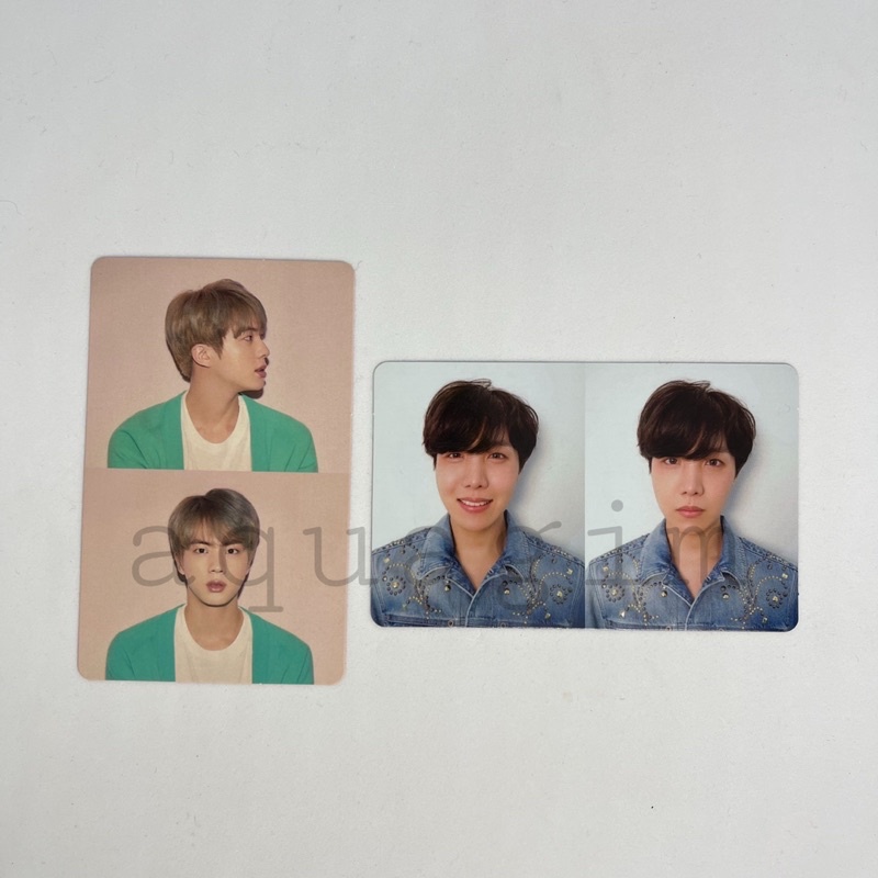 Photocard Jin MOTS Persona Ver 1 / Jhope Love Yourself Tear