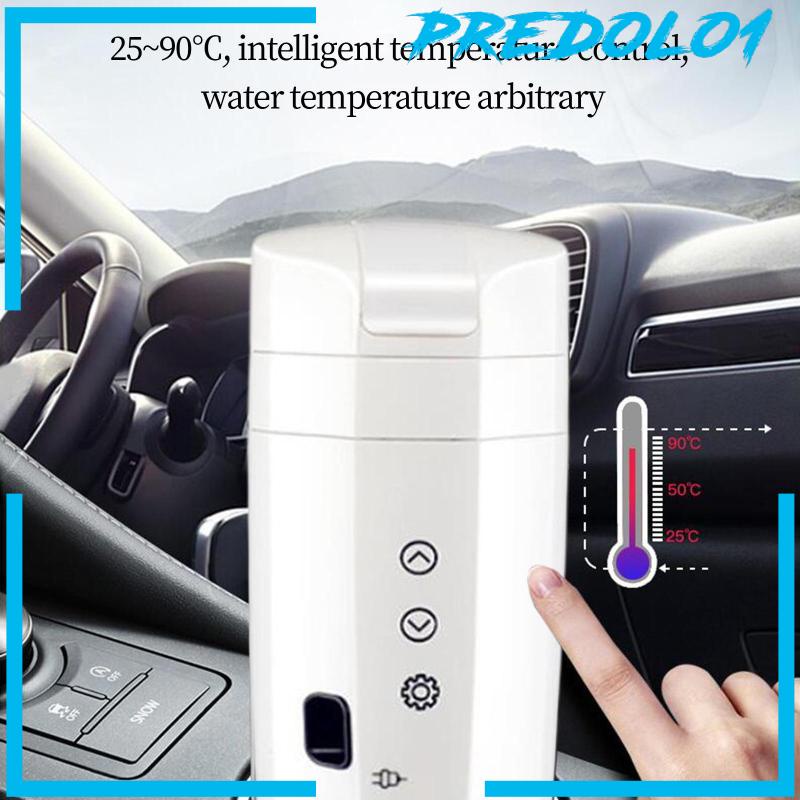 [PREDOLO1] 12V 24V Car Kettle Boiler Electric Portable Fit for Water Auto Outdoor