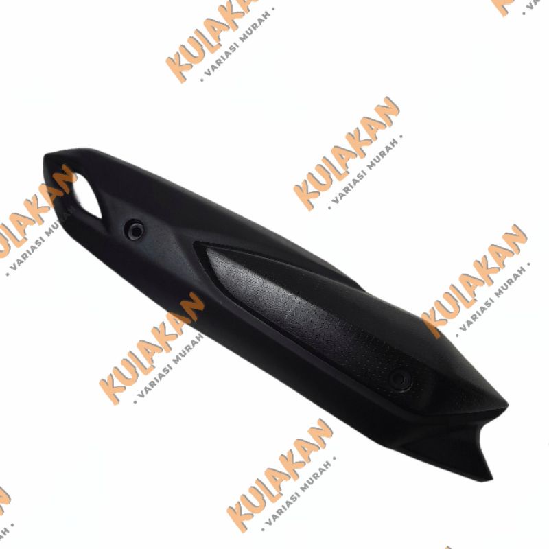 Cover Tutup Tameng Pelindung Knalpot Kenalpot Aerox 155 Hitam