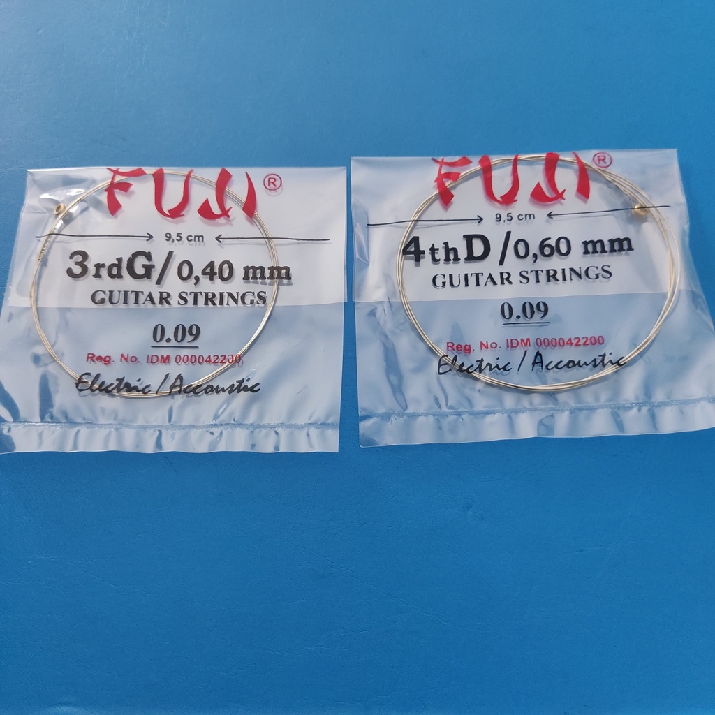 Senar Gitar Eceran Akustik elec ori merk FUJI SET 09 - NO 1