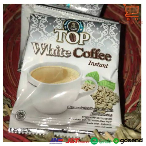

[ COD ] TOP white coffee kopi bubuk instant gula persachet