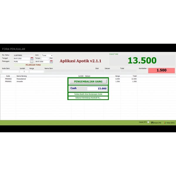 Software RZF Toko Obat Apotik Apotek Retail