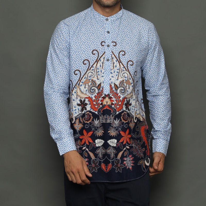 Kurta batik lengan panjang koko batik Assyauqie