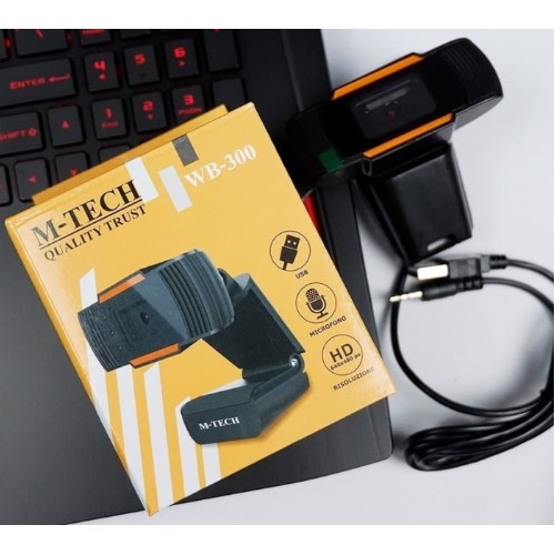 Webcam HD MTECH WB 300 WB300 USB HD 480p