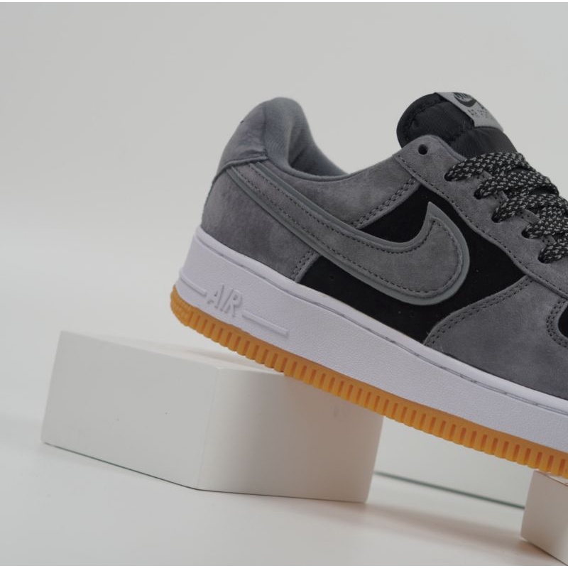 Sepatu SNike Air Force 1 Low Dark Wolf Grey Reflective