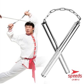 SPEEDS Double Stick Nunchaku Bruce Lee Tongkat Baton Sambung Ruyung Besi 002-7