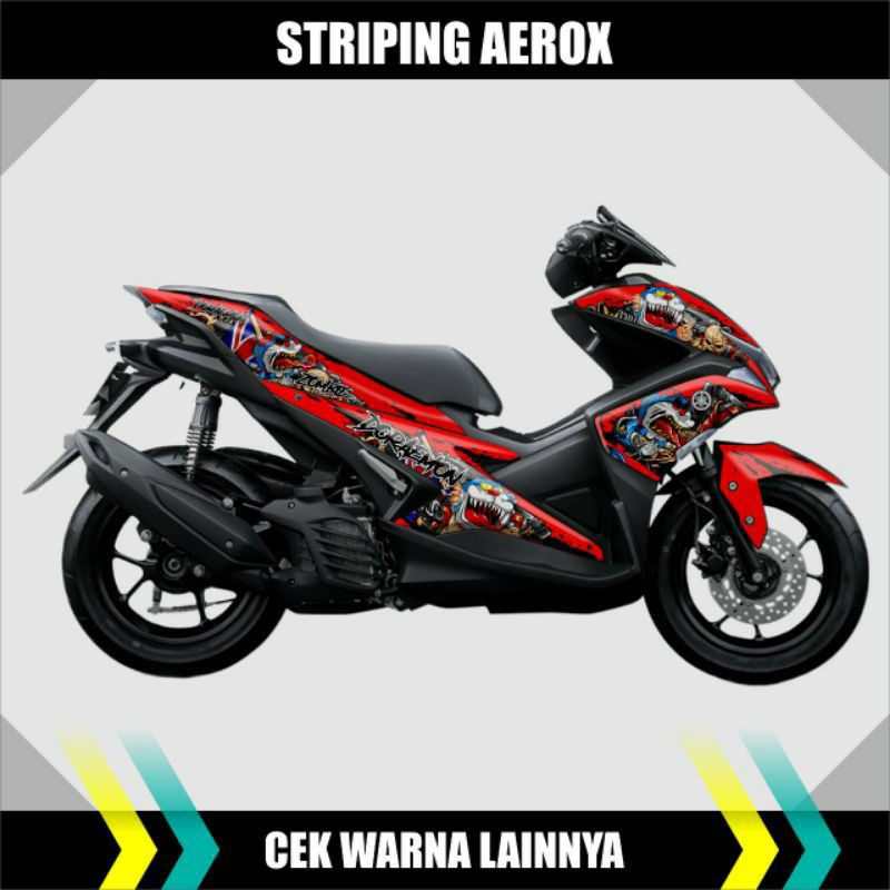 STIKER STRIPING MOTOR AEROX LAMA/LIS STIKER BODY AEROX OLD/STRIPING LIS BODY AEROX 155 OLD