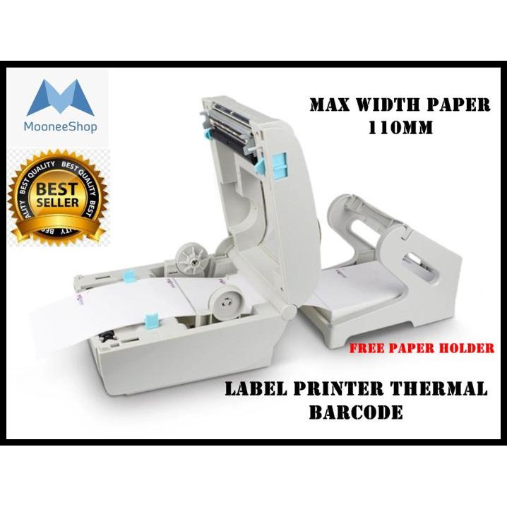 Shazfa.10 | Printer Barcode Alamat Label Printer Thermal 110Mm Usb+Bluetooth