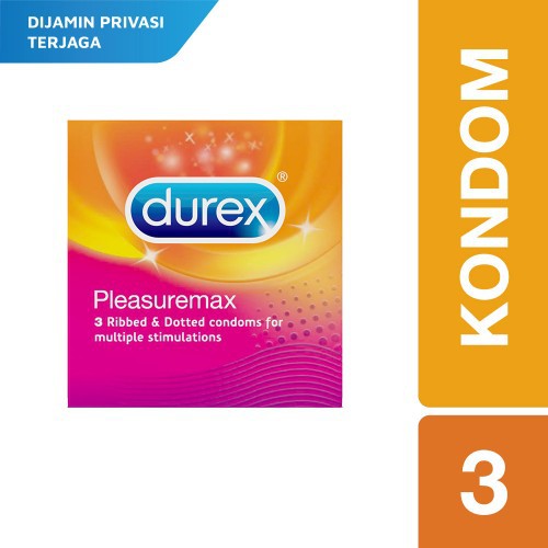 DUREX PLEASURE MAX ISI 3 KONDOM PLEASUREMAX