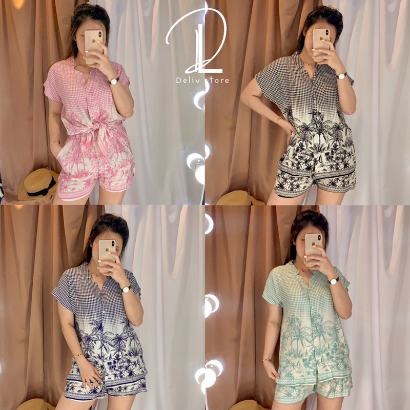 DELIV STORE - PALM DIORA SHORT PANTS SANTAI - LOUNGEWEAR