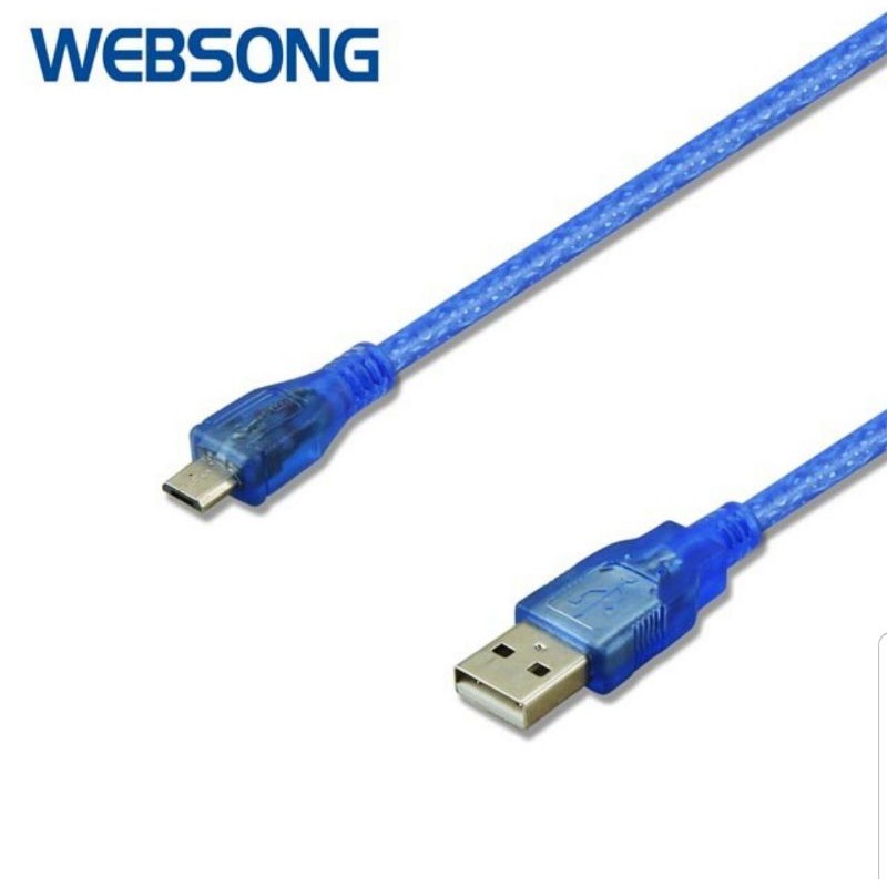 Kabel USB A Male to USB Micro B Male 3M High Quality WEBSONG