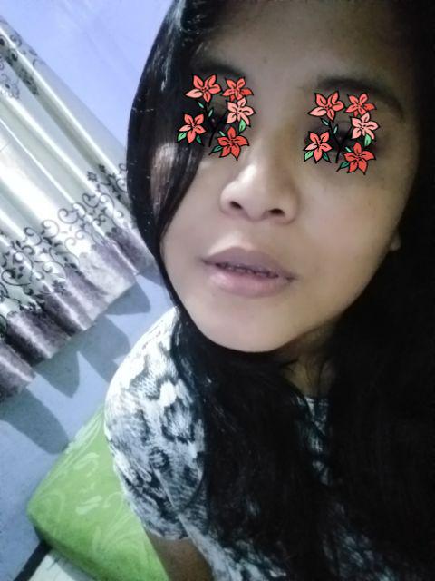 Pot Bunga Shallom Putih Motif Kayu 28cm