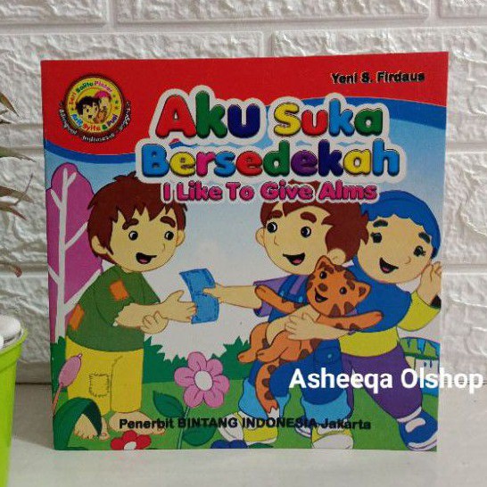 Buku Cerita Aku Suka Bersedekah / BILINGUAL
