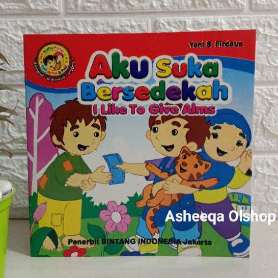 Buku Cerita Aku Suka Bersedekah / BILINGUAL