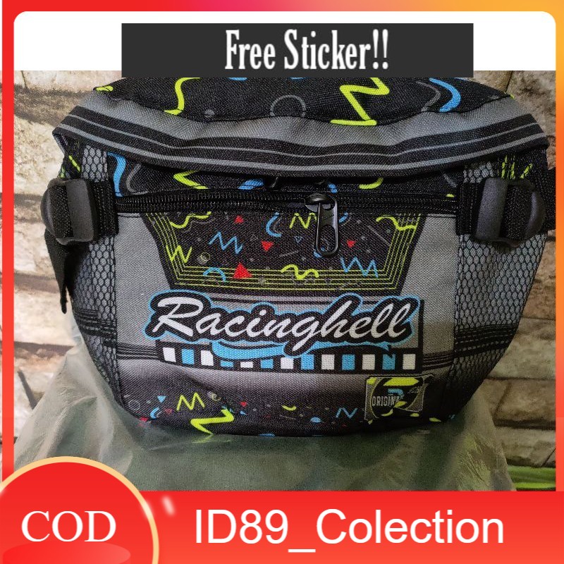 Waistbag Racing / Sling Bag Racing/ Tas Racing Hell