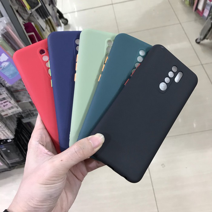 REDMI 9 PREMIUM SOFT JELLY COLOR CASE WITH CAMERA PROTECTOR