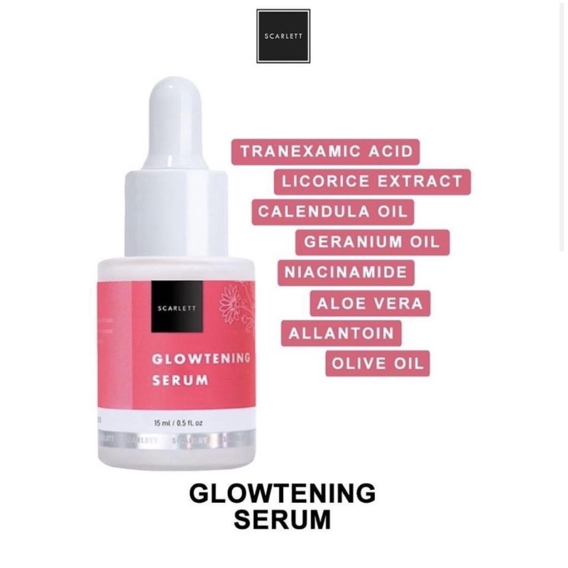 Serum Scarlett GLOWTENING || Serum Glowing