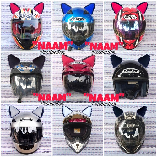 hitam putih ✅KUPING KUCING UNTUK HELM / KUPING KUCING UNTUK HELM | HIASAN UNTUK HELM / KUPING KUCING