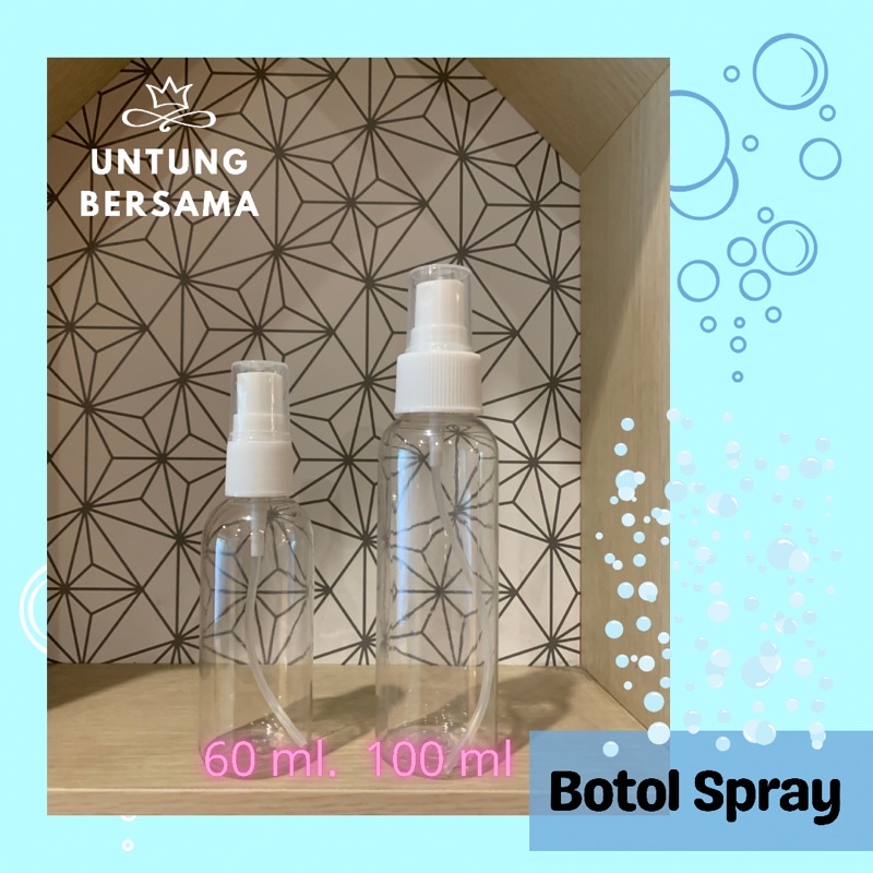 ♥️ UB ♥️Botol spray polos 60ml dan 100ml