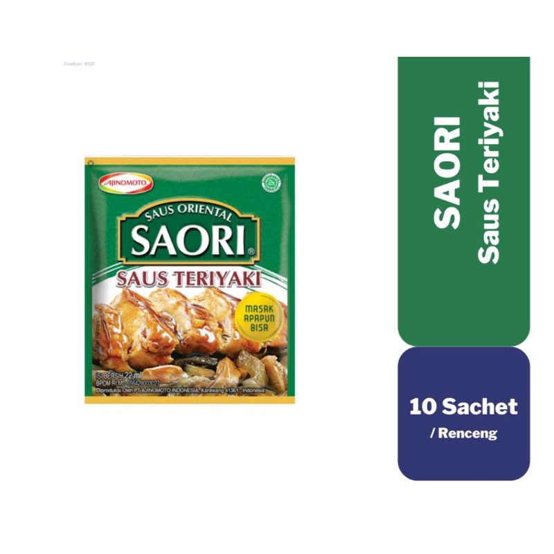 

Saori teriyaki eceran per 1 pcs