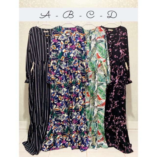 Longdress | Home Dress | Gamis Rempel Katun Rayon Pretty Girl